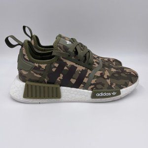 adidas NMD R1 Green Camouflage Womens Shoes